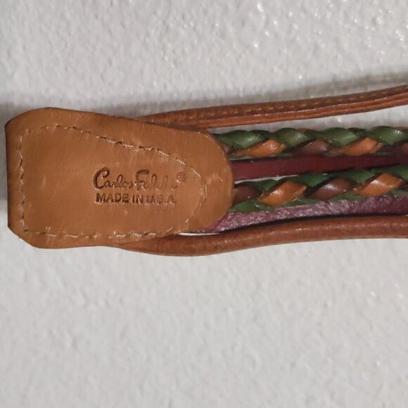 Carlos Falchi Leather Belt